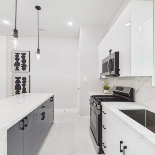 Modern kitchen with island