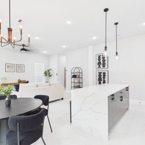 Modern kitchen with island